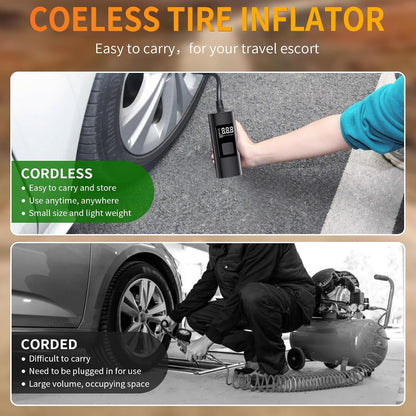 Wireless air pump for car
