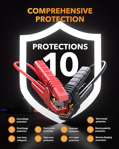 OXILAM Jump Starter 6000A for All Gas